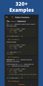 اسکرین شات برنامه Python Tutorial 2