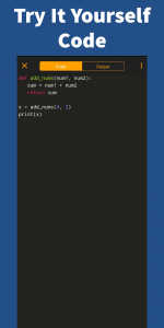 اسکرین شات برنامه Python Tutorial 3