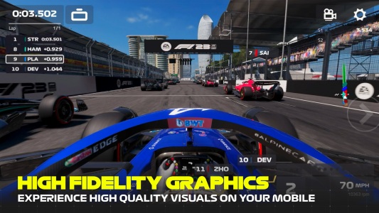 اسکرین شات بازی F1 Mobile Racing 5
