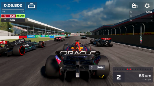 اسکرین شات بازی F1 Mobile Racing 7