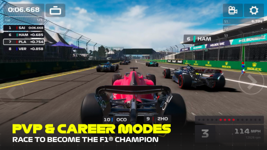 اسکرین شات بازی F1 Mobile Racing 3