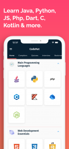 اسکرین شات برنامه Learn Coding Offline - CodeHut 3