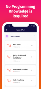 اسکرین شات برنامه Learn Laravel Coding Offline 3