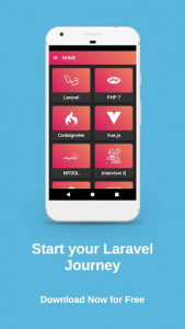 اسکرین شات برنامه Learn Laravel 5.7 OFFLINE - Laravel Tutorials 5