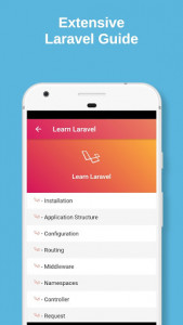اسکرین شات برنامه Learn Laravel 5.7 OFFLINE - Laravel Tutorials 2