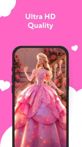 اسکرین شات 5 برنامه Princess Wallpapers Live 3D 4K