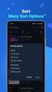 اسکرین شات 8 برنامه Share Apps: APK, File Sharing