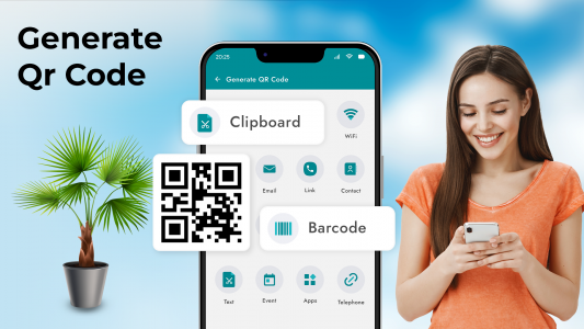 اسکرین شات 5 برنامه QR Scanner - QR Code Generator