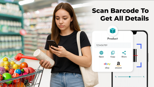 اسکرین شات 1 برنامه QR Scanner - QR Code Generator