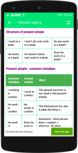 اسکرین شات برنامه English Tenses Book 7