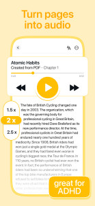 اسکرین شات 2 برنامه Listen AI: Text to Speech