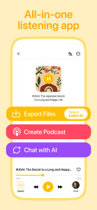 اسکرین شات 8 برنامه Listen AI: Text to Speech