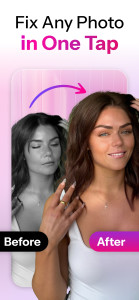 اسکرین شات 2 برنامه Retake AI: Face & Photo Editor