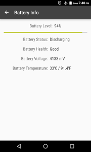 اسکرین شات برنامه Battery Widget 5