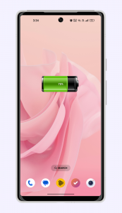 اسکرین شات 1 برنامه Battery Widget