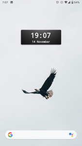 اسکرین شات 3 برنامه Digital Clock Widget