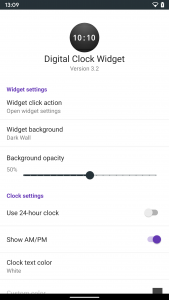 اسکرین شات برنامه Digital Clock Widget 5