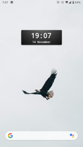 اسکرین شات برنامه Digital Clock Widget 3