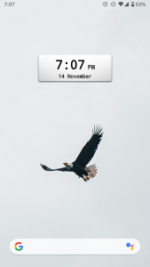اسکرین شات 4 برنامه Digital Clock Widget