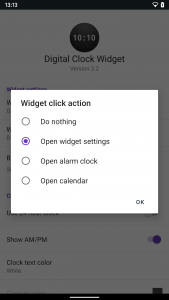 اسکرین شات 6 برنامه Digital Clock Widget