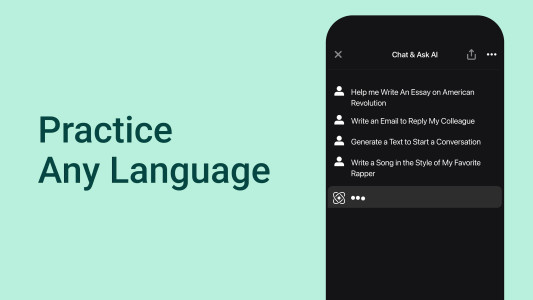 اسکرین شات 8 برنامه Ask AI - Chat with AI Chatbot