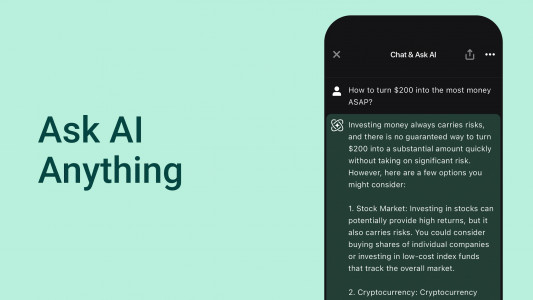 اسکرین شات برنامه Ask AI - Chat with AI Chatbot 2