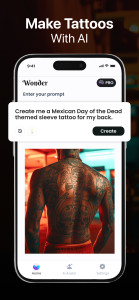 اسکرین شات 2 برنامه Wonder - AI Art Generator