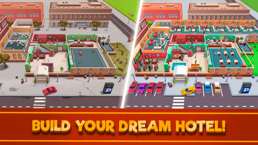 اسکرین شات 1 بازی Hotel Empire Tycoon－Idle Game