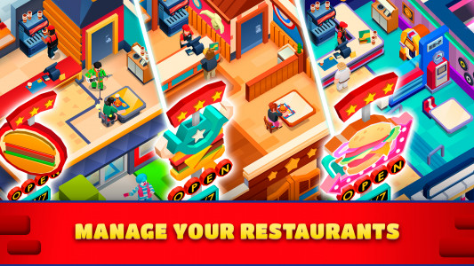 اسکرین شات بازی Idle Burger Empire Tycoon—Game 5