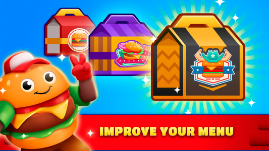 اسکرین شات بازی Idle Burger Empire Tycoon—Game 2