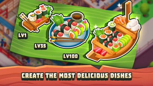 اسکرین شات بازی Sushi Empire Tycoon—Idle Game 3