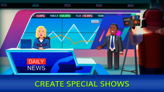 اسکرین شات 3 بازی TV Empire Tycoon - Idle Game