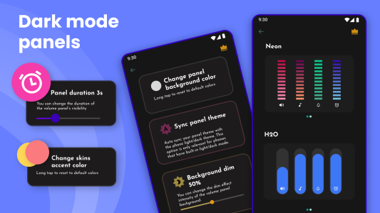 اسکرین شات 8 برنامه Custom Volume Panel Styles
