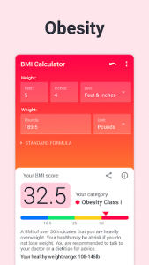 اسکرین شات برنامه BMI Calculator 4