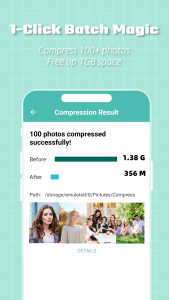 اسکرین شات 2 برنامه LitPhoto - Compress & Resize
