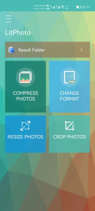 اسکرین شات برنامه LitPhoto - Compress & Resize 1