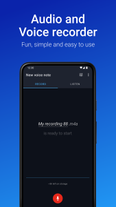 اسکرین شات 1 برنامه Easy Voice Recorder