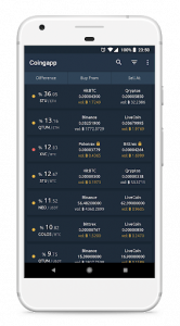 اسکرین شات برنامه Coingapp - Crypto Arbitrage Opportunities 1