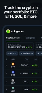 اسکرین شات 3 برنامه CoinGecko: Crypto Tracker