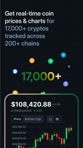 اسکرین شات 2 برنامه CoinGecko: Crypto Tracker, NFT