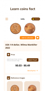 اسکرین شات 4 برنامه CoinID - snap & identify coins