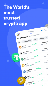 اسکرین شات برنامه CoinMarketCap: Crypto Tracker 1