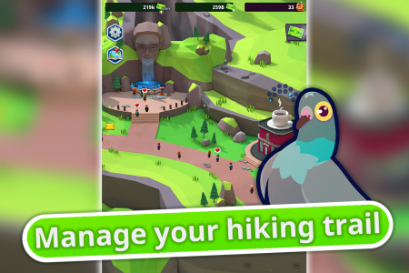اسکرین شات بازی Idle Hiking Manager 4