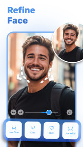 اسکرین شات 4 برنامه Facelab - Selfie Face Editor