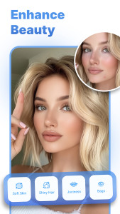 اسکرین شات 1 برنامه Facelab - Selfie Face Editor