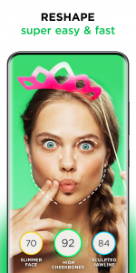 اسکرین شات برنامه Facelab - Selfie Face Editor 2