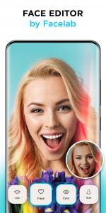 اسکرین شات برنامه Facelab - Selfie Face Editor 1