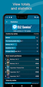 اسکرین شات برنامه CLZ Comics - Comic Database 6