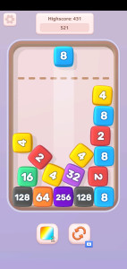 اسکرین شات 3 بازی Cubes 2048