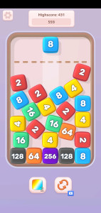 اسکرین شات 4 بازی Cubes 2048